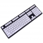 Brief White MAC 104+51 XDA profile Keycap Set PBT Dye-Subbed for Mechanical Gaming Keyboard Cherry MX Japanese